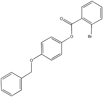 4-(benzyloxy)phenyl 2-bromobenzoate 结构式