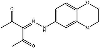 2,3,4-pentanetrione 3-(2,3-dihydro-1,4-benzodioxin-6-ylhydrazone) 结构式