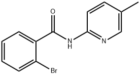 2-bromo-N-(5-methyl-2-pyridinyl)benzamide 结构式