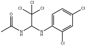 N-[2,2,2-trichloro-1-(2,4-dichloroanilino)ethyl]acetamide 结构式