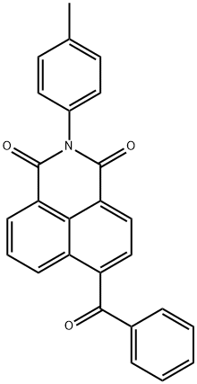 2-(4-methylphenyl)-6-(phenylcarbonyl)-1H-benzo[de]isoquinoline-1,3(2H)-dione 结构式