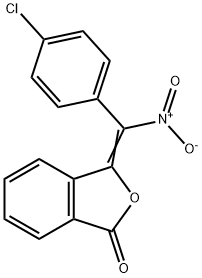 3-{(4-chlorophenyl)nitromethylene}-2-benzofuran-1(3H)-one 结构式