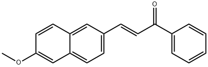 3-(6-methoxy-2-naphthyl)-1-phenyl-2-propen-1-one 结构式