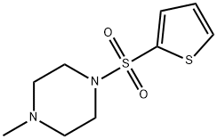 1-methyl-4-(2-thienylsulfonyl)piperazine 结构式