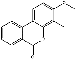 3-methoxy-4-methyl-6H-benzo[c]chromen-6-one 结构式