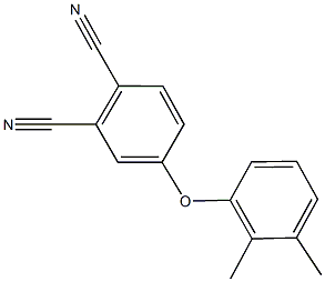 4-(2,3-dimethylphenoxy)phthalonitrile 结构式