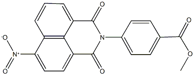 methyl 4-(6-nitro-1,3-dioxo-1H-benzo[de]isoquinolin-2(3H)-yl)benzoate 结构式