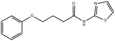 4-phenoxy-N-(1,3-thiazol-2-yl)butanamide 结构式