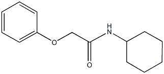 N-环己基-2-苯氧基乙酰胺 结构式