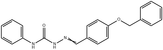 4-(benzyloxy)benzaldehyde N-phenylsemicarbazone 结构式