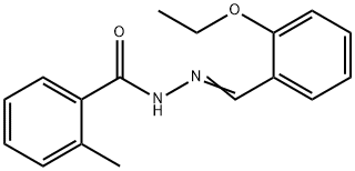 N'-(2-ethoxybenzylidene)-2-methylbenzohydrazide 结构式