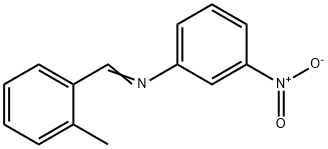 N-(2-methylbenzylidene)-3-nitroaniline 结构式