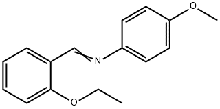 N-(2-ethoxybenzylidene)-4-methoxyaniline 结构式