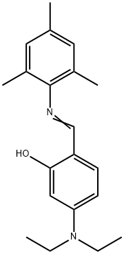 5-(diethylamino)-2-[(mesitylimino)methyl]phenol 结构式
