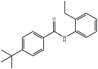 4-tert-butyl-N-(2-ethylphenyl)benzamide 结构式