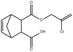 3-{[(2-chloro-2-propenyl)oxy]carbonyl}bicyclo[2.2.1]hept-5-ene-2-carboxylic acid 结构式