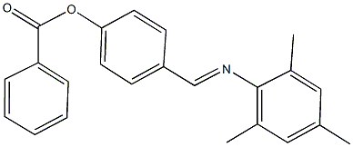 4-[(mesitylimino)methyl]phenyl benzoate 结构式