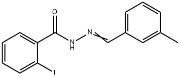 2-iodo-N'-(3-methylbenzylidene)benzohydrazide 结构式