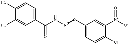 N'-{4-chloro-3-nitrobenzylidene}-3,4-dihydroxybenzohydrazide 结构式