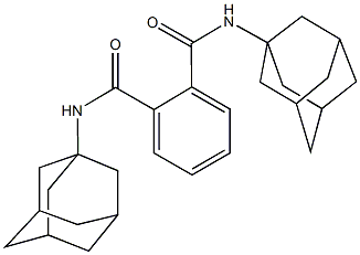 N~1~,N~2~-di(1-adamantyl)phthalamide 结构式