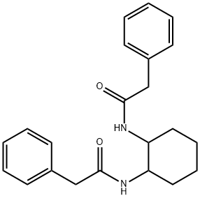 2-phenyl-N-{2-[(phenylacetyl)amino]cyclohexyl}acetamide 结构式