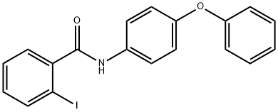 2-iodo-N-(4-phenoxyphenyl)benzamide 结构式