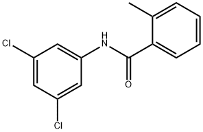 N-(3,5-dichlorophenyl)-2-methylbenzamide 结构式