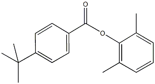 2,6-dimethylphenyl 4-(1,1-dimethylethyl)benzoate 结构式