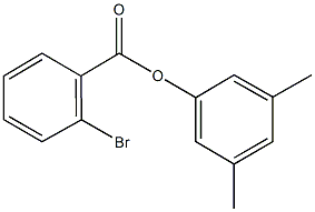 3,5-dimethylphenyl 2-bromobenzoate 结构式