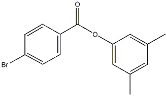 3,5-dimethylphenyl 4-bromobenzoate 结构式