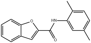 N-(2,5-dimethylphenyl)-1-benzofuran-2-carboxamide 结构式