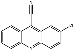 2-chloro-9-acridinecarbonitrile 结构式