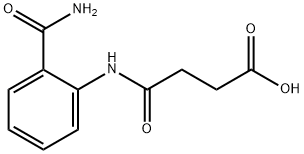 4-[2-(氨基羰基)苯胺基]-4-氧代丁酸 结构式