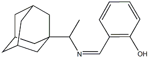 2-({[1-(1-adamantyl)ethyl]imino}methyl)phenol 结构式