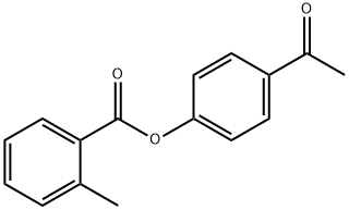 4-acetylphenyl 2-methylbenzoate 结构式