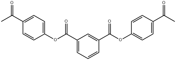 bis(4-acetylphenyl) isophthalate 结构式