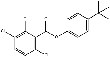 4-tert-butylphenyl 2,3,6-trichlorobenzoate 结构式