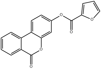 6-oxo-6H-benzo[c]chromen-3-yl 2-furoate 结构式