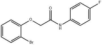 2-(2-bromophenoxy)-N-(4-fluorophenyl)acetamide 结构式