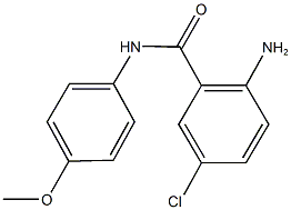 2-amino-5-chloro-N-(4-methoxyphenyl)benzamide 结构式