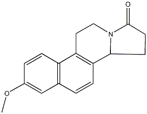 2-methoxy-5,9,10,10a-tetrahydrobenzo[f]pyrrolo[2,1-a]isoquinolin-8(6H)-one 结构式