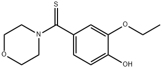 2-ethoxy-4-(4-morpholinylcarbothioyl)phenol 结构式