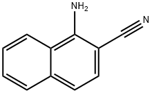 1-氨基-2-氰基萘 结构式