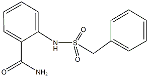 2-[(benzylsulfonyl)amino]benzamide 结构式