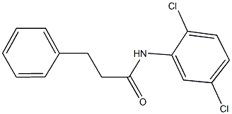 N-(2,5-dichlorophenyl)-3-phenylpropanamide 结构式