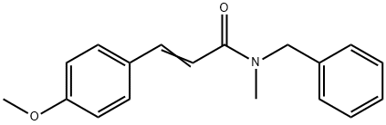 N-benzyl-3-(4-methoxyphenyl)-N-methylacrylamide 结构式