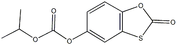 isopropyl 2-oxo-1,3-benzoxathiol-5-yl carbonate 结构式