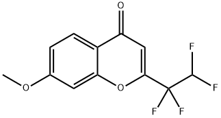 7-methoxy-2-(1,1,2,2-tetrafluoroethyl)-4H-chromen-4-one 结构式