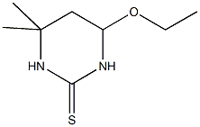 6-ethoxy-4,4-dimethyltetrahydro-2(1H)-pyrimidinethione 结构式