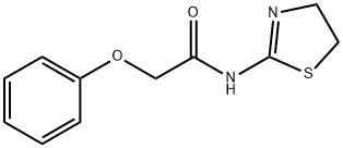 N-(4,5-dihydro-1,3-thiazol-2-yl)-2-phenoxyacetamide 结构式